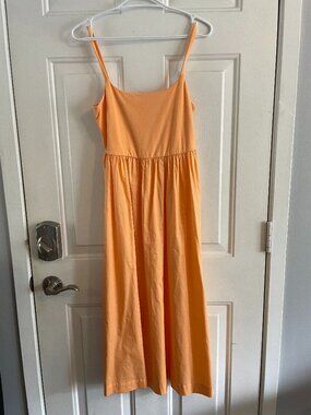 Orange Cotton Old Navy Dress M